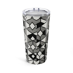 Stylish Geometric Tumbler - Durable Stainless Steel - Dipaliz - 20oz - Tumblers
