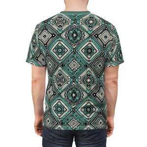 Stylish Geometric Unisex Tee - Trendy Aop Shirt - Dipaliz - T-shirts