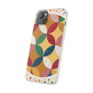 Geometrical Circles Flexi Phone Cases - Abstract Protection - Dipaliz - Mobile