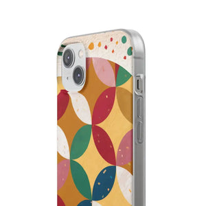 Geometrical Circles Flexi Phone Cases - Abstract Protection - Dipaliz - Mobile