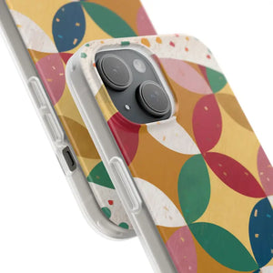 Geometrical Circles Flexi Phone Cases - Abstract Protection - Dipaliz - Mobile