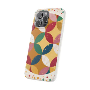 Geometrical Circles Flexi Phone Cases - Abstract Protection - Dipaliz - Mobile