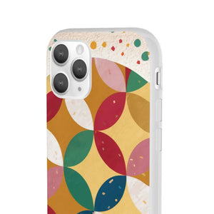 Geometrical Circles Flexi Phone Cases - Abstract Protection - Dipaliz - Mobile