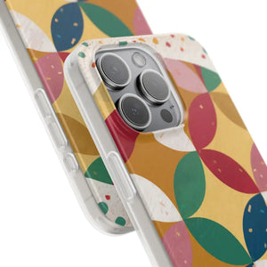 Geometrical Circles Flexi Phone Cases - Abstract Protection - Dipaliz - Mobile