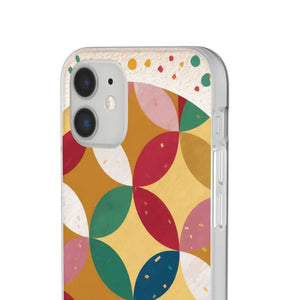 Geometrical Circles Flexi Phone Cases - Abstract Protection - Dipaliz - Mobile