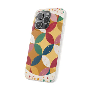 Geometrical Circles Flexi Phone Cases - Abstract Protection - Dipaliz - Mobile