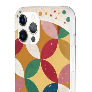 Geometrical Circles Flexi Phone Cases - Abstract Protection - Dipaliz - Mobile