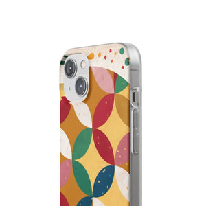 Geometrical Circles Flexi Phone Cases - Abstract Protection - Dipaliz - Mobile