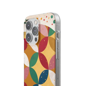 Geometrical Circles Flexi Phone Cases - Abstract Protection - Dipaliz - Mobile