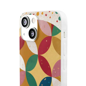 Geometrical Circles Flexi Phone Cases - Abstract Protection - Dipaliz - Mobile