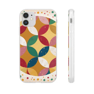 Geometrical Circles Flexi Phone Cases - Abstract Protection - Dipaliz - Iphone 11 - Mobile