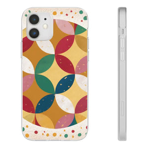 Geometrical Circles Flexi Phone Cases - Abstract Protection - Dipaliz - Iphone 12 - Mobile