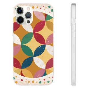 Geometrical Circles Flexi Phone Cases - Abstract Protection - Dipaliz - Iphone 12 Pro Max - Mobile