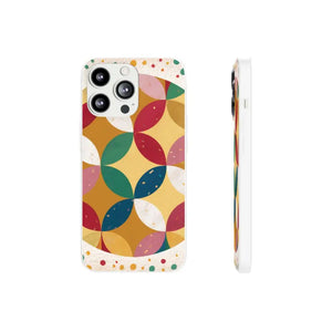 Geometrical Circles Flexi Phone Cases - Abstract Protection - Dipaliz - Iphone 13 Pro - Mobile