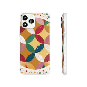 Geometrical Circles Flexi Phone Cases - Abstract Protection - Dipaliz - Iphone 13 Pro Max - Mobile