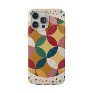 Geometrical Circles Flexi Phone Cases - Abstract Protection - Dipaliz - Iphone 14 Pro Max - Mobile
