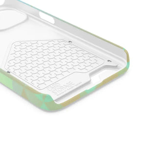 Green Triangles Abstract Phone Case Stylish Protection Dipaliz - Mobile Cases