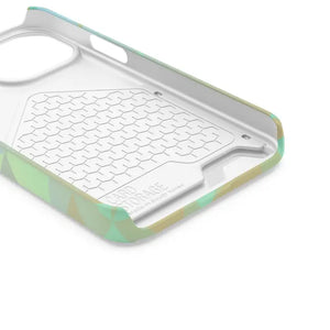 Green Triangles Abstract Phone Case Stylish Protection Dipaliz - Mobile Cases