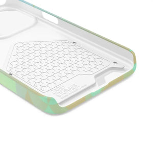 Green Triangles Abstract Phone Case Stylish Protection Dipaliz - Mobile Cases