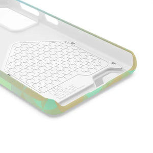 Green Triangles Abstract Phone Case Stylish Protection Dipaliz - Mobile Cases