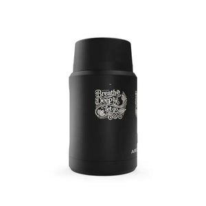 Insulated Food Jar - Stainless Steel Design - Dipaliz - 16.9oz / Black - Thermoses