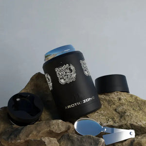 Insulated Food Jar - Stainless Steel Design - Dipaliz - 16.9oz / Black - Thermoses