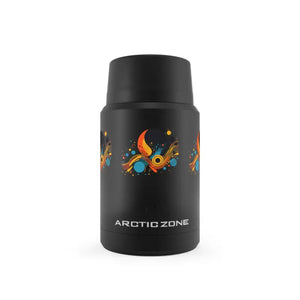 Insulated Food Jar - Stylish Portable Lunch Container - Dipaliz - 16.9oz / Black - Thermoses