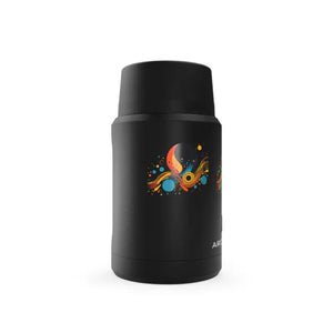 Insulated Food Jar - Stylish Portable Lunch Container - Dipaliz - 16.9oz / Black - Thermoses