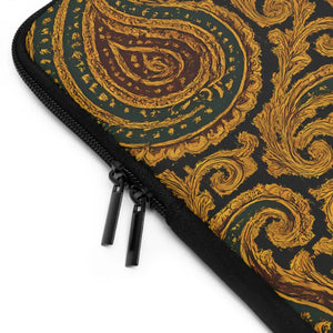 Laptop Sleeve - Stylish Paisley Tech Case Durable Neoprene - Dipaliz