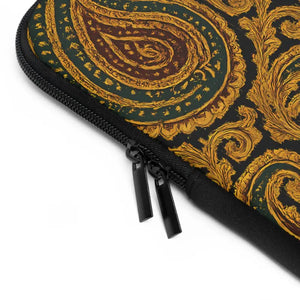 Laptop Sleeve - Stylish Paisley Tech Case Durable Neoprene - Dipaliz