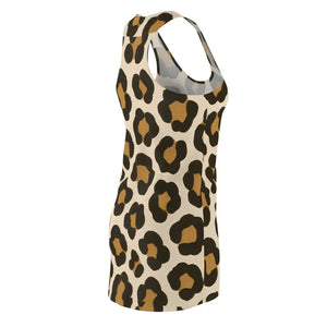 Leopard Print Racerback Summer Dress Wild Party Style - Dipaliz - Dresses
