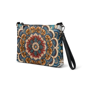 Mandal Pattern Crossbody Bag - Urban Faux Leather - Dipaliz - Cross Body Bags