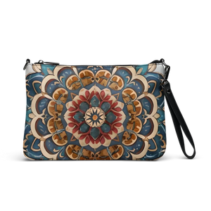 Mandal Pattern Crossbody Bag - Urban Faux Leather - Dipaliz - Cross Body Bags