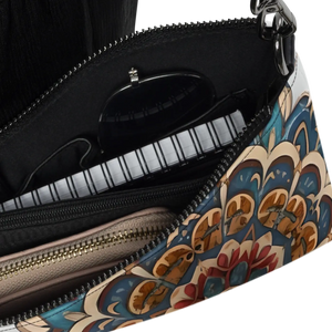 Mandal Pattern Crossbody Bag - Urban Faux Leather - Dipaliz - Cross Body Bags