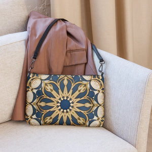 Vibrant Crossbody Bag - Mandala Faux Leather - Dipaliz - Cross Body Bags