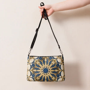 Vibrant Crossbody Bag - Mandala Faux Leather - Dipaliz - Cross Body Bags