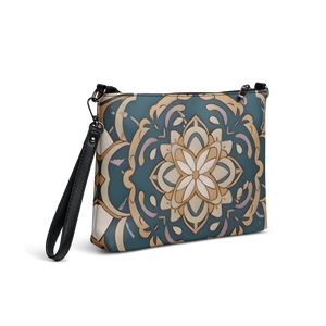 Urban Mandal Pattern Crossbody Bag - Faux Leather - Dipaliz - Cross Body Bags