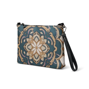 Urban Mandal Pattern Crossbody Bag - Faux Leather - Dipaliz - Cross Body Bags