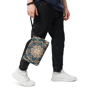 Urban Mandal Pattern Crossbody Bag - Faux Leather - Dipaliz - Cross Body Bags