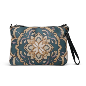 Urban Mandal Pattern Crossbody Bag - Faux Leather - Dipaliz - Cross Body Bags