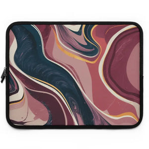 Stylish Marble Laptop Sleeve - Abstract Art Tech Case - Dipaliz - Bags