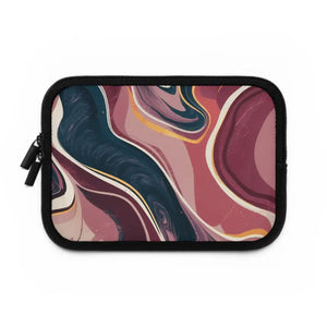 Stylish Marble Laptop Sleeve - Abstract Art Tech Case - Dipaliz - Black / 7’’ - Bags
