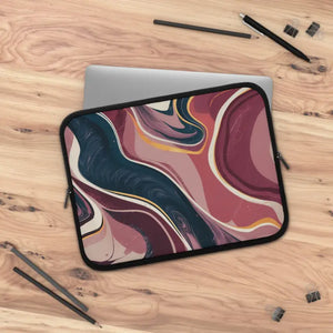 Stylish Marble Laptop Sleeve - Abstract Art Tech Case - Dipaliz - Bags