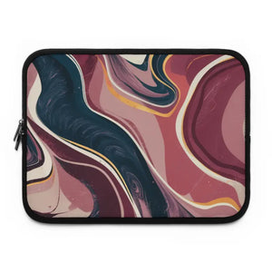 Stylish Marble Laptop Sleeve - Abstract Art Tech Case - Dipaliz - Black / 13’’ - Bags
