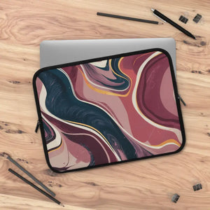 Stylish Marble Laptop Sleeve - Abstract Art Tech Case - Dipaliz - Bags