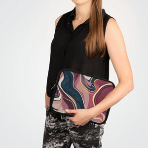 Stylish Marble Laptop Sleeve - Abstract Artistic Computer - Dipaliz - Bags