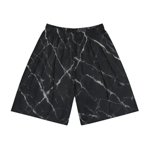 Men’s Sports Shorts Marble Print Casual Lounge - Dipaliz
