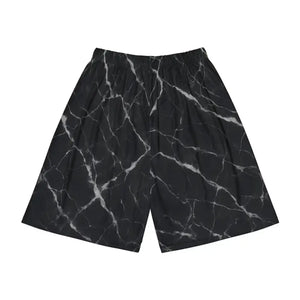 Men’s Sports Shorts Marble Print Casual Lounge - Dipaliz