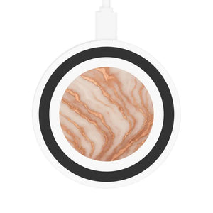 Marble Wireless Charging Pad Chic Desk Accessory - Dipaliz - 2.75’’ x / White/black - Chargers