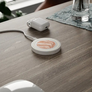 Marble Wireless Charging Pad Chic Desk Accessory - Dipaliz - Chargers
